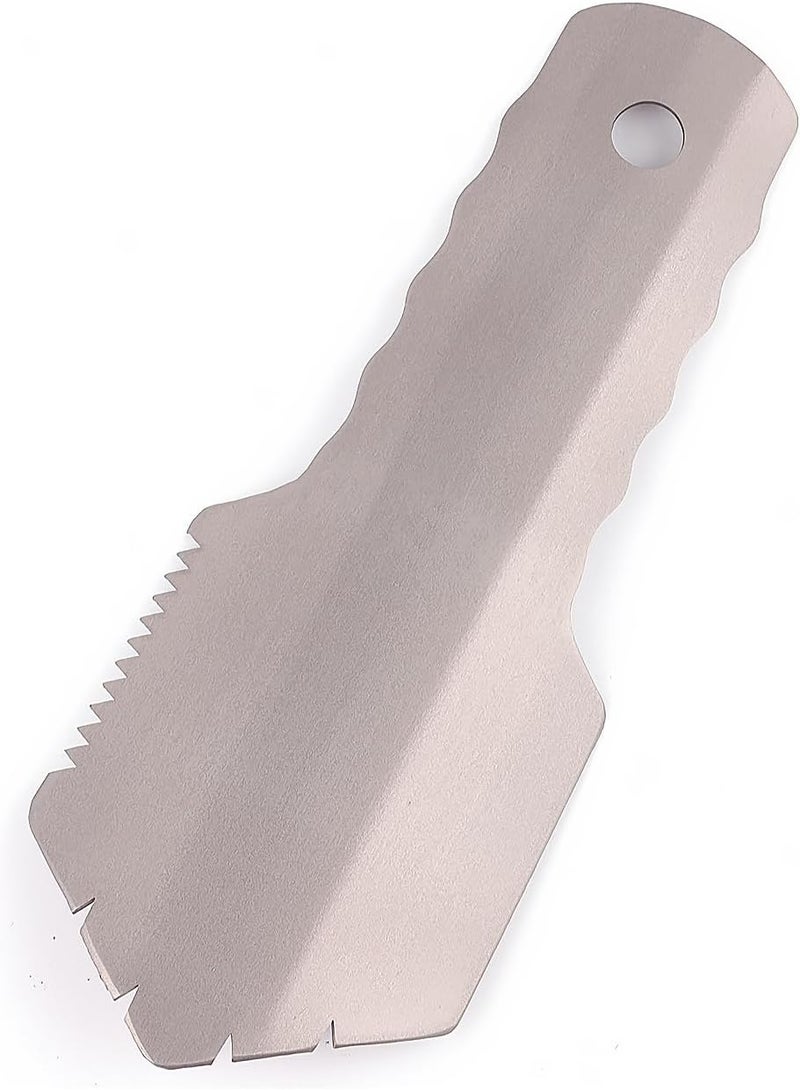 Valken Ultralight Titanium Camping Trowel Backpacking Trowel Portable Camping Shovel Small Potty Spade Hiking Trowel Garden Trowel with Longer Handle - Image 1